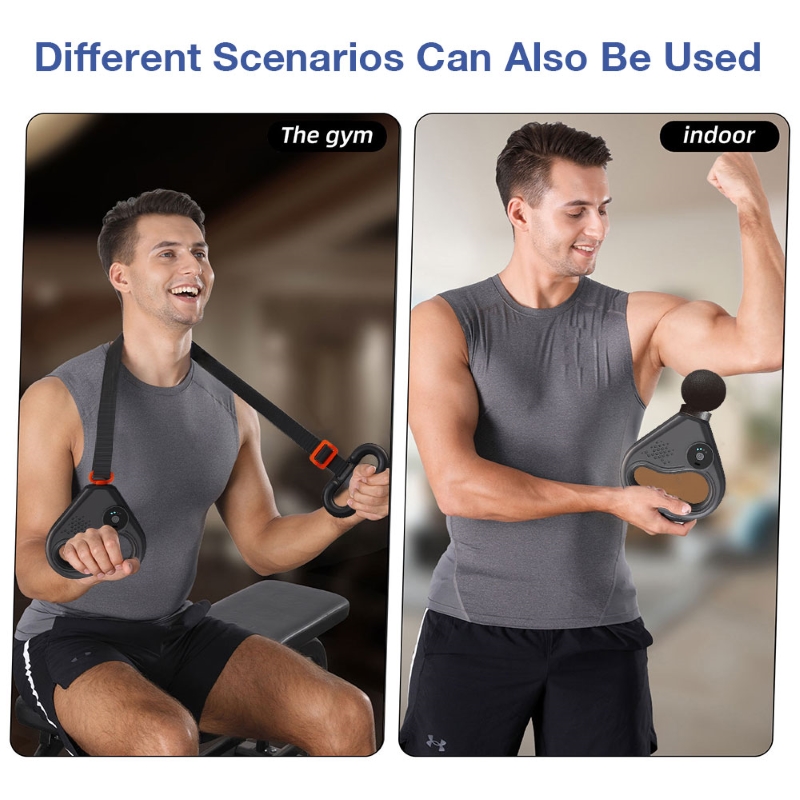 profesionálna masážna pištoľ s masážnym pásom